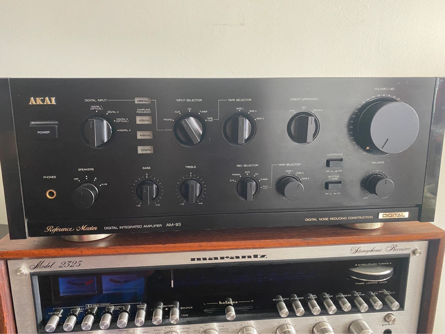 Akai AM 93 Integrated Amplifier - Serviced, w/ Boxes - photo 4