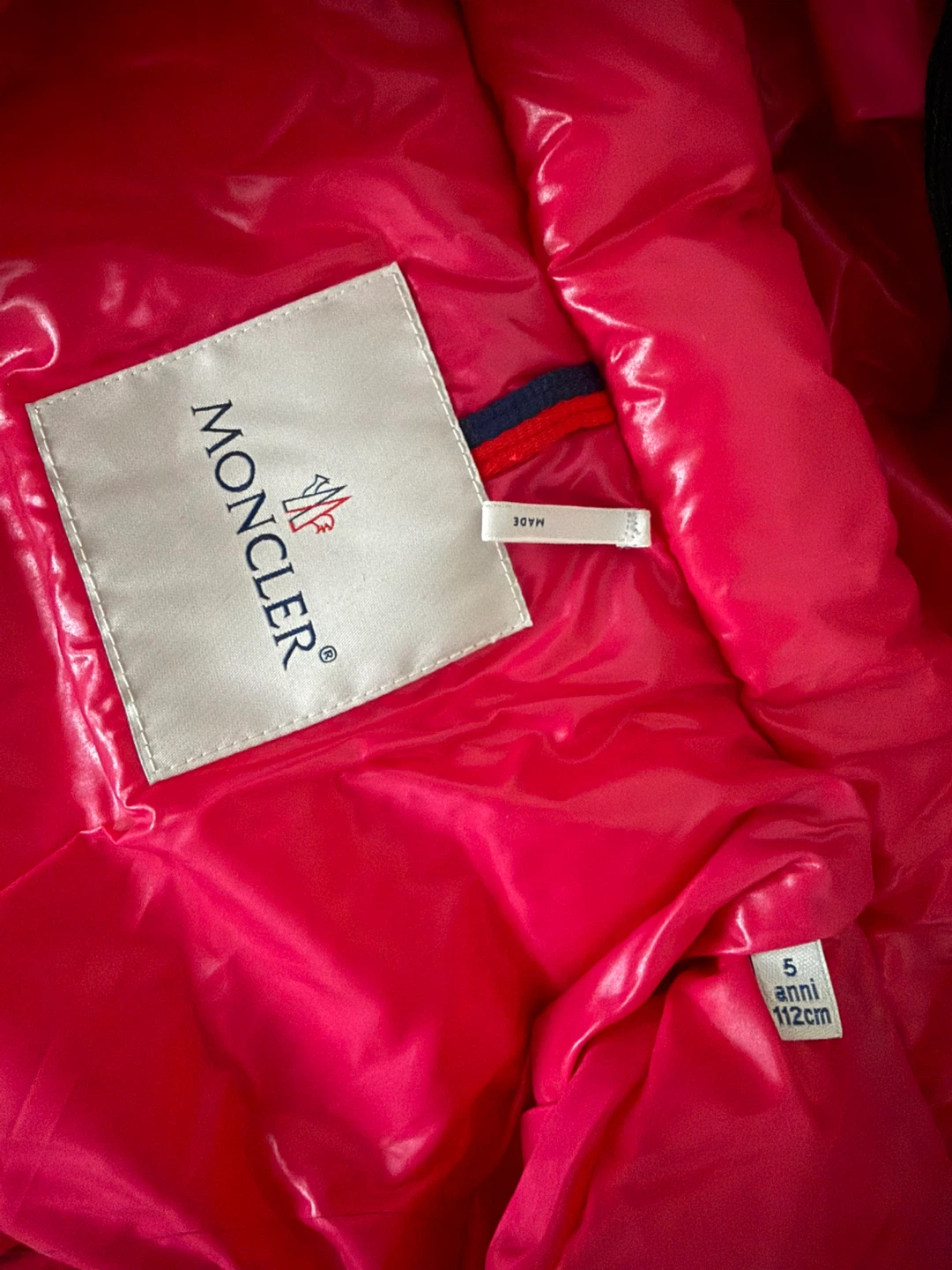 Moncler Kids Puffer Jacket Size 5 / 112cm - Hot Pink - photo 2
