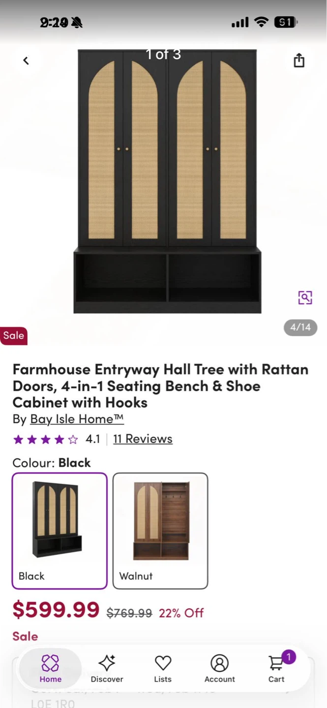 Entryway Hall Tree