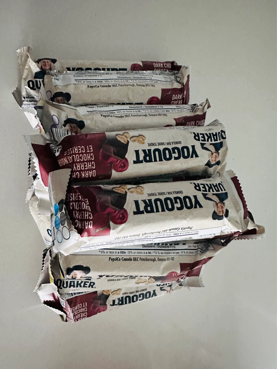 Quaker Yogurt Granola Bars - Dark Chocolate Cherry - 15