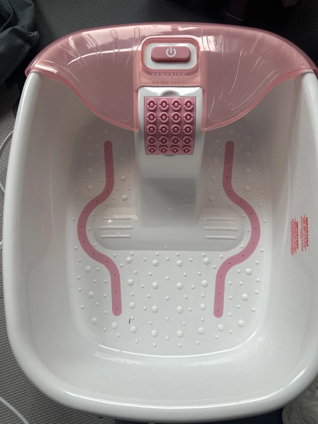 HoMedics Foot Spa with Bubbles and Heat