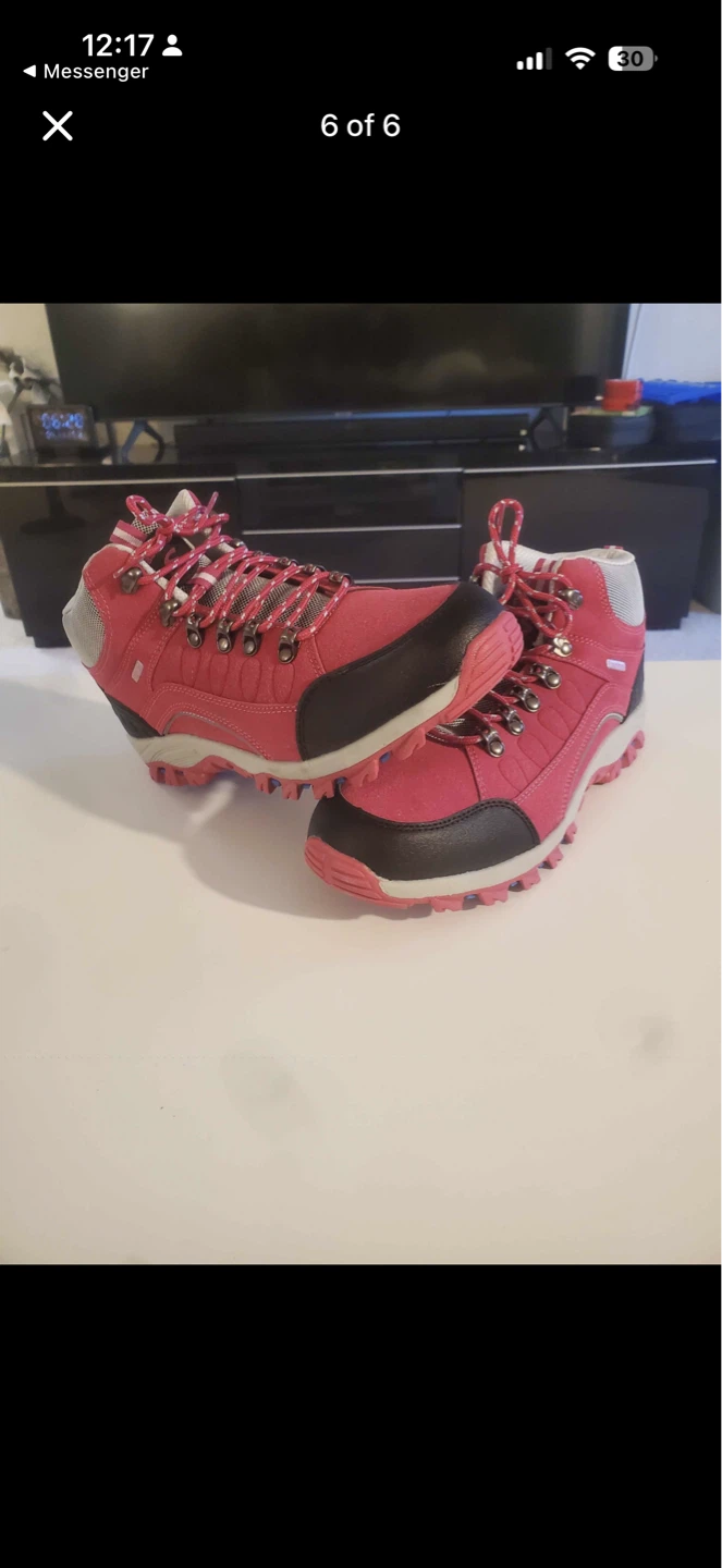 Pink Hiking Boots