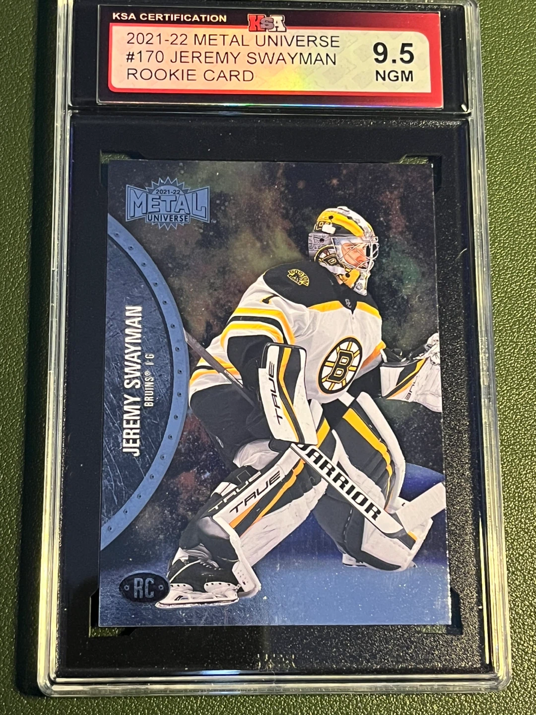2021-22 Metal Universe #170 Jeremy Swayman Rookie Card