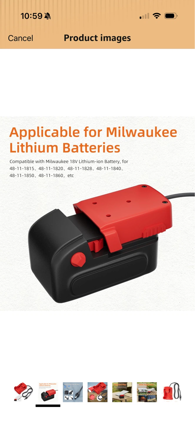Brand New 18V Battery Adapter - photo 2