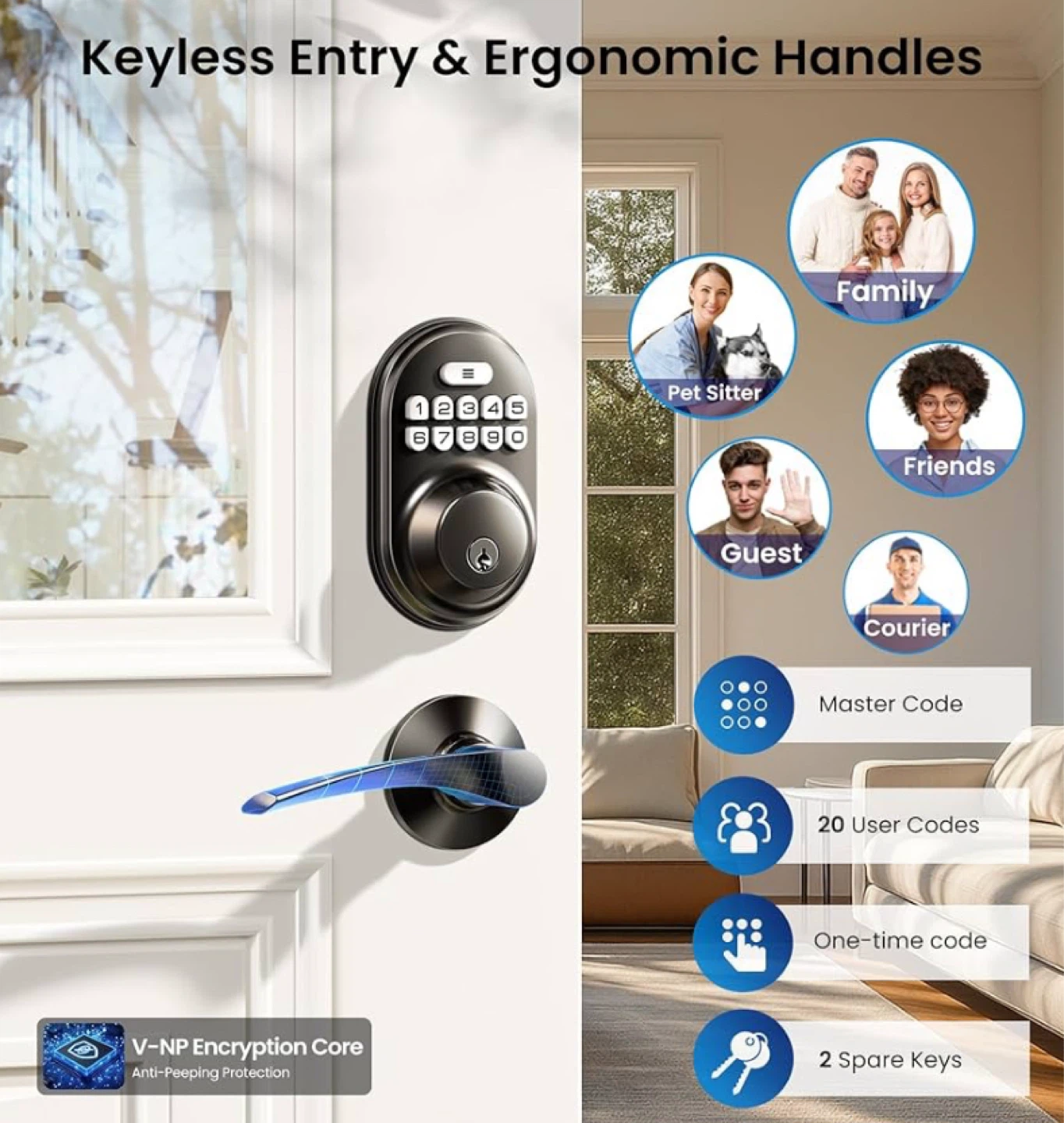 Smart Door Lock with Keyless Entry - photo 2
