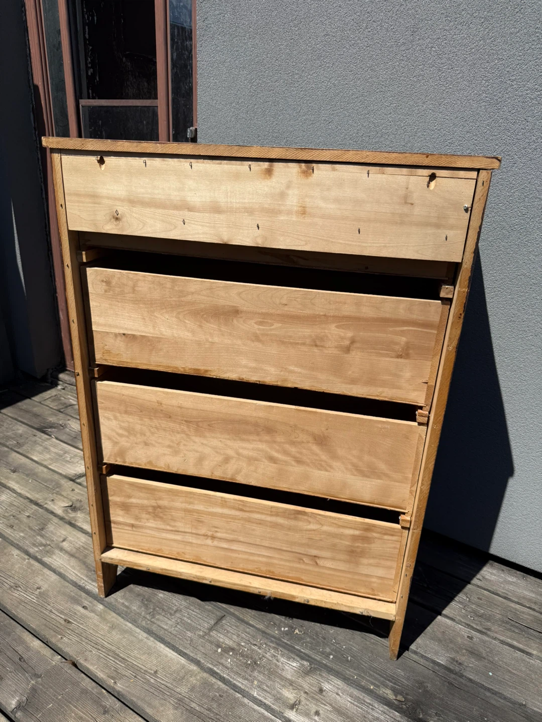 Vintage Solid Walnut Dresser - 4 Drawers - photo 3