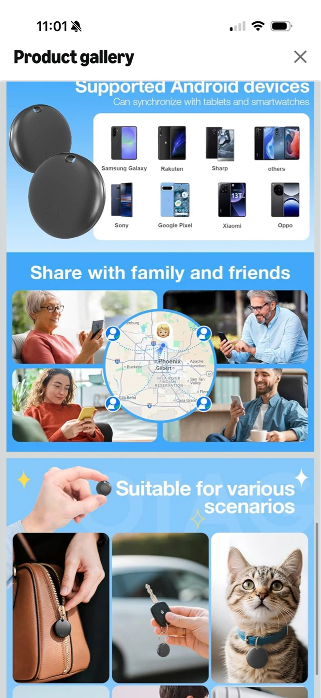 Brand New Air Tags-4 Pack for Android - photo 4