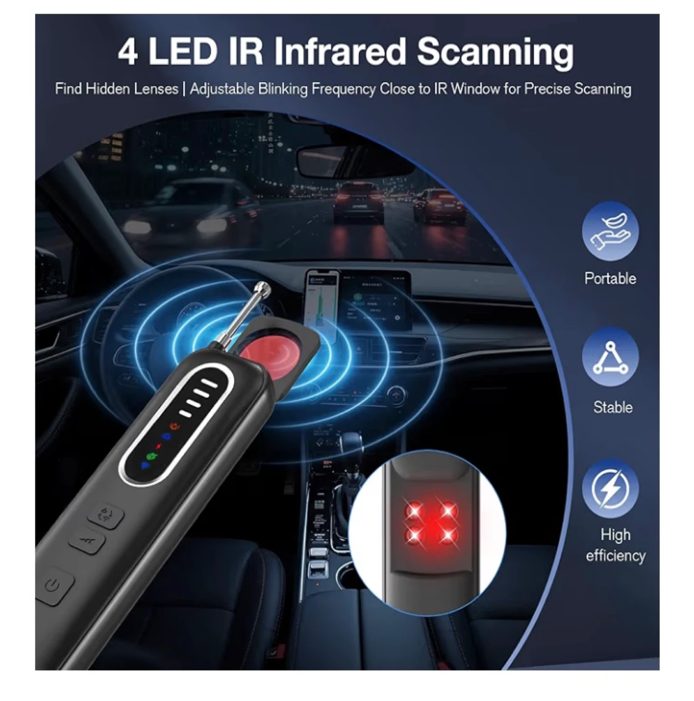Advanced hidden Camera Bug Detector - photo 4