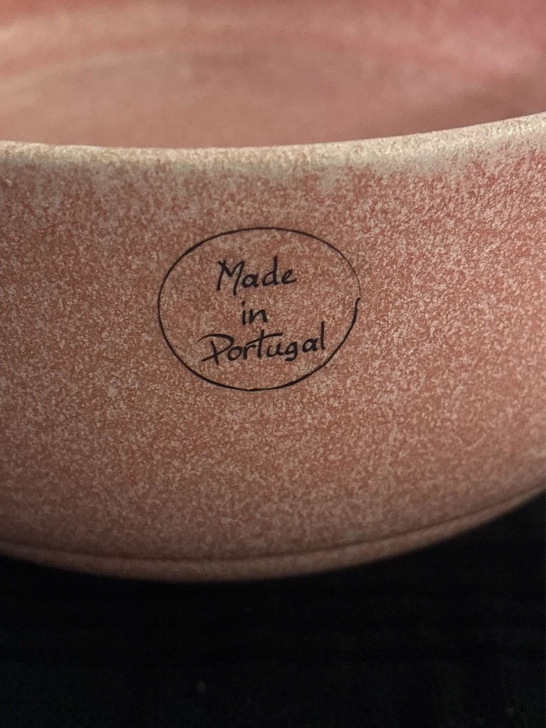 Pink Stone  Large Serving Bowl Made in Portugal - photo 2