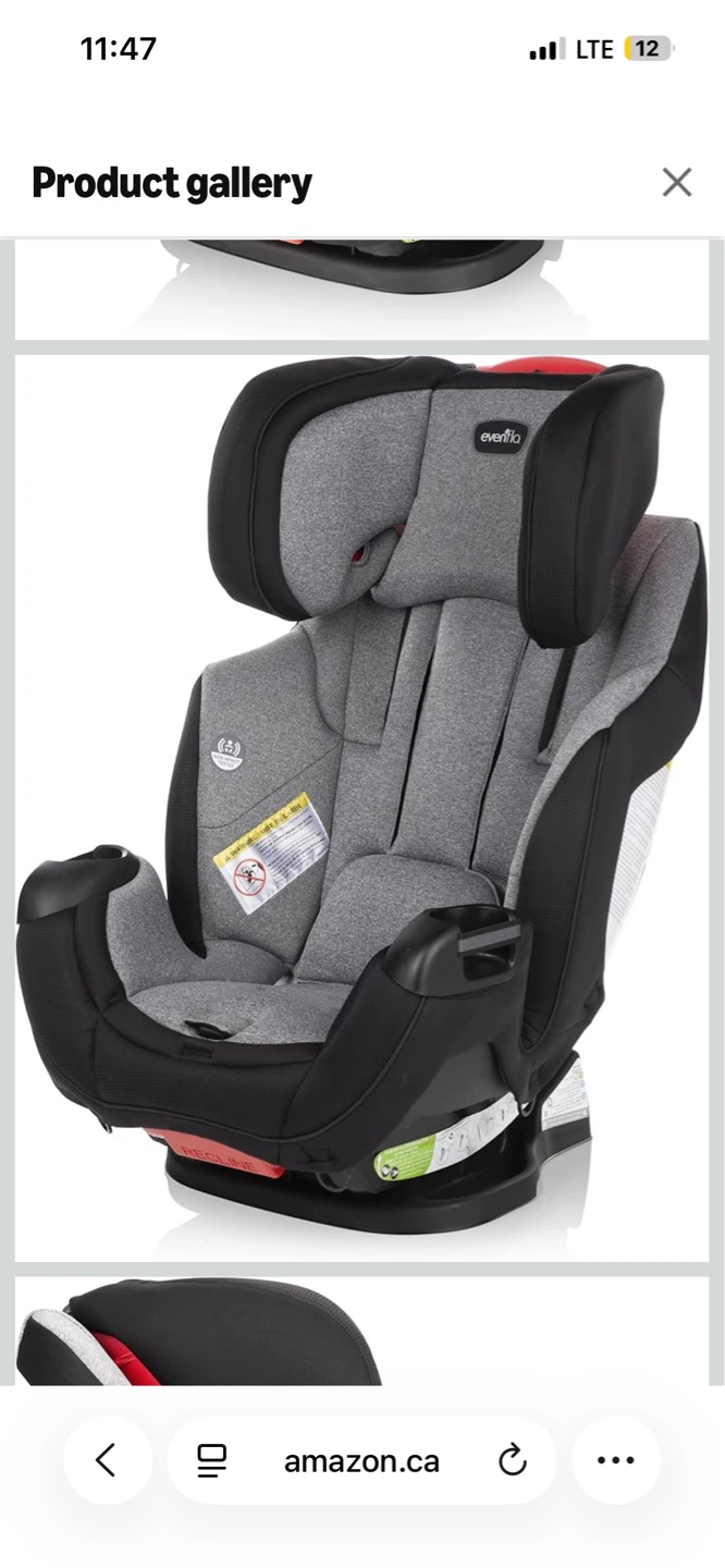 Brand new Evenflo Symphony DLX Convertible Car Seat - photo 3