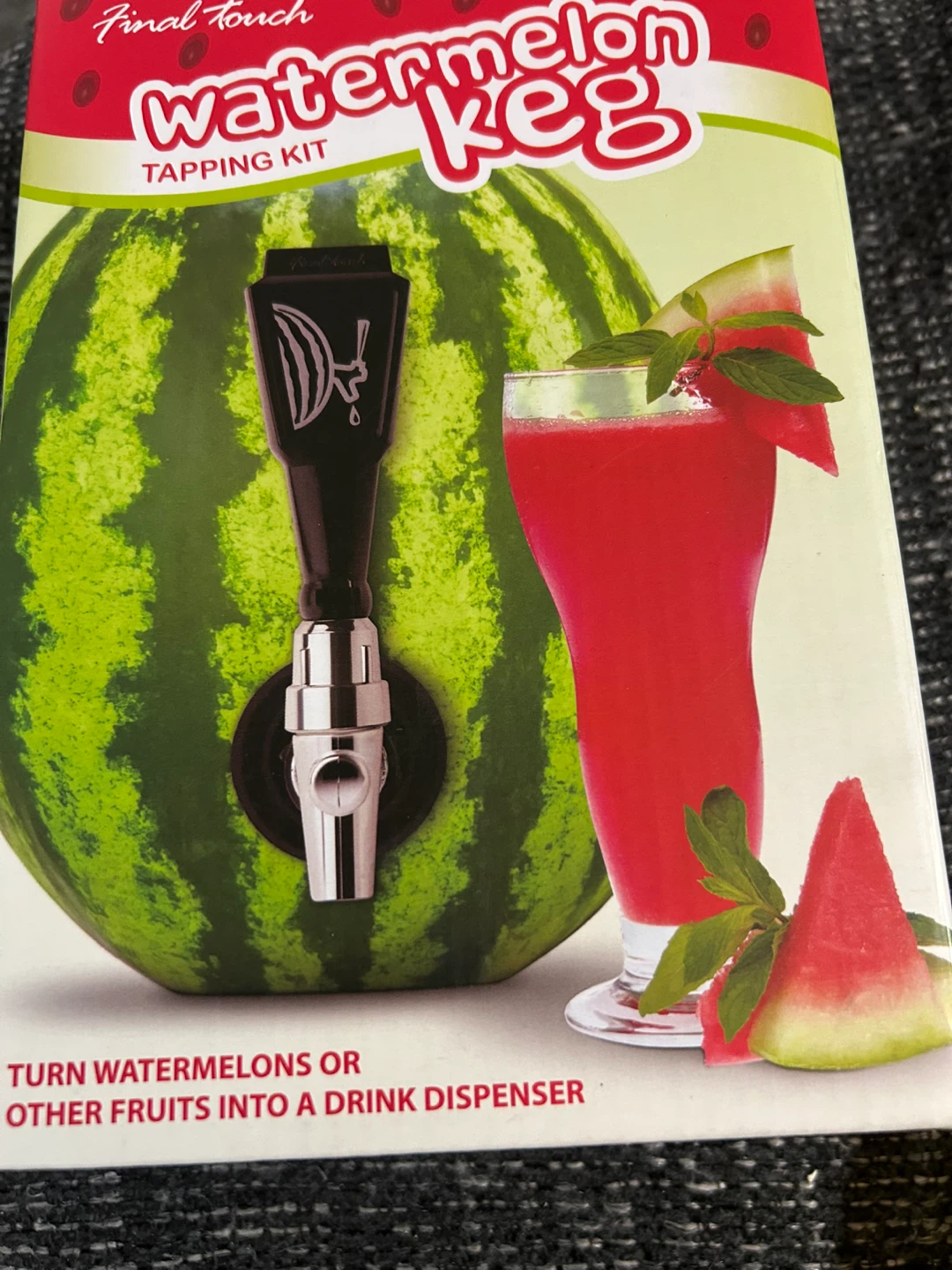 Final Touch Watermelon Keg Tapping Kit