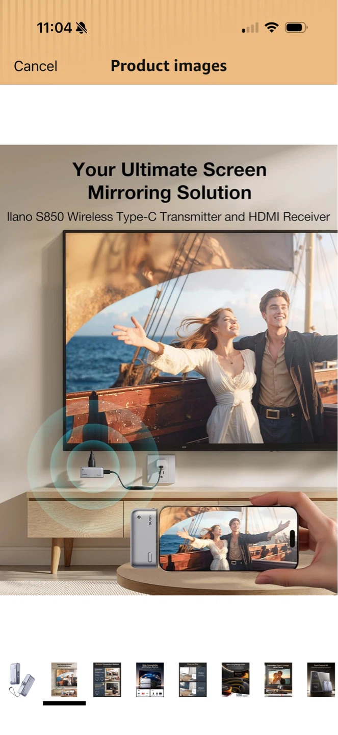 Brand New S850 Wireless Type-C Transmitter and HDMI Receiver - photo 2