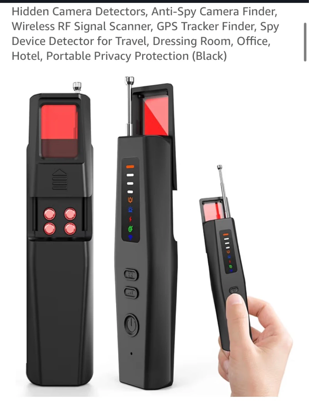 Hidden Camera Detector 2026 update RF Scanner GPS Tracker Finder