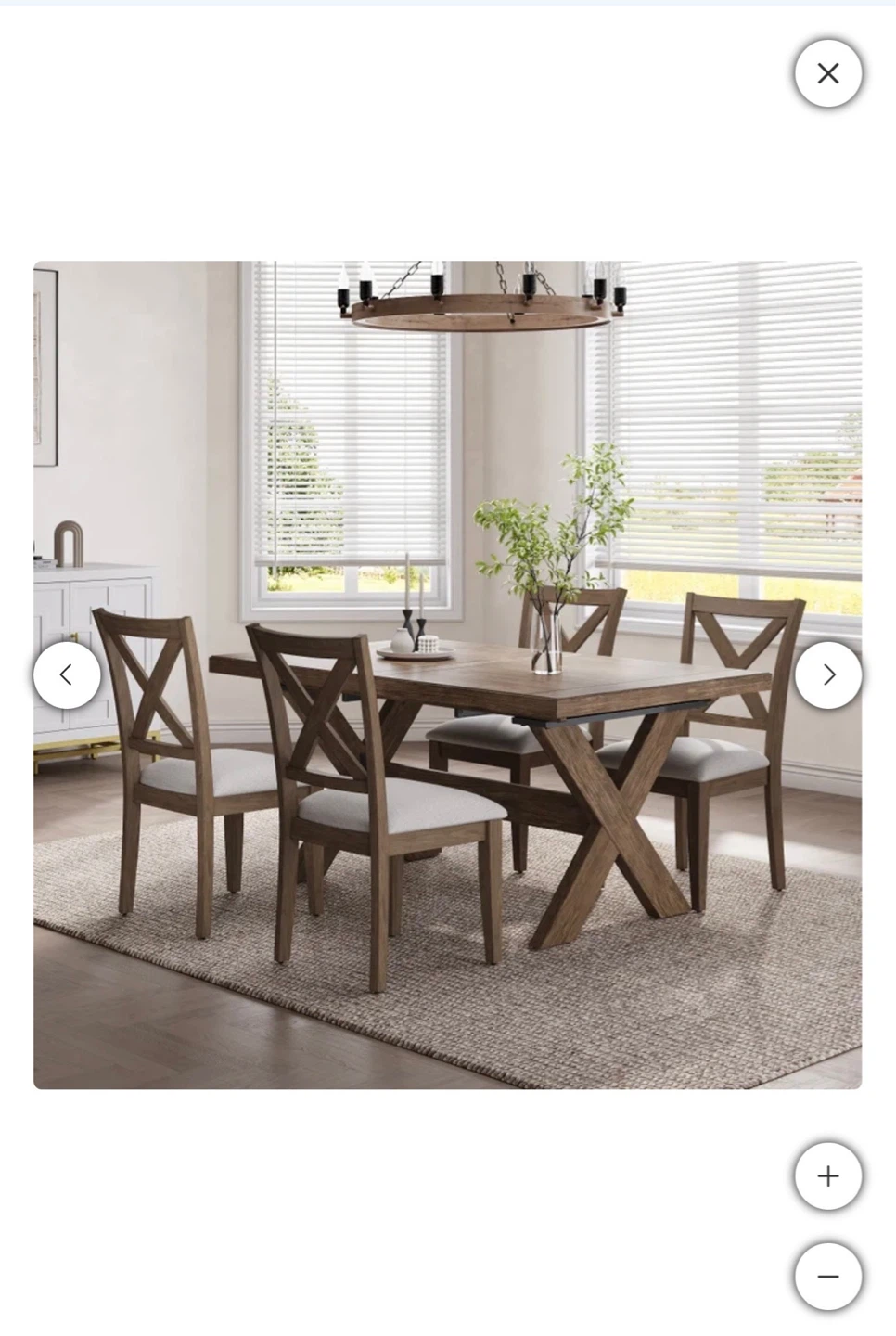 Dining Table and Chairs Set