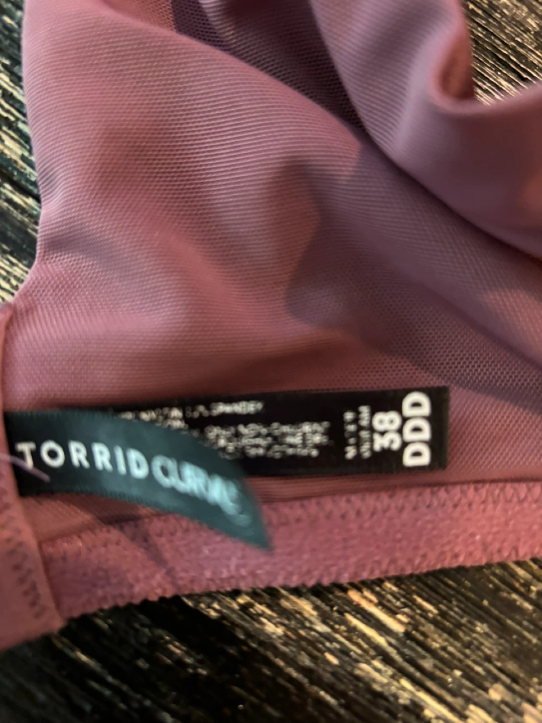 Torrid Curve 38DDD Mauve Lace Bra - photo 5