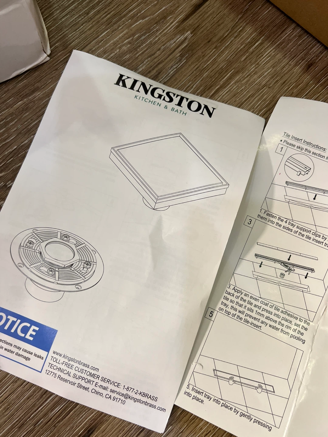 Kingston Brass Watercourse 32 Inch Linear Shower Drain - photo 5