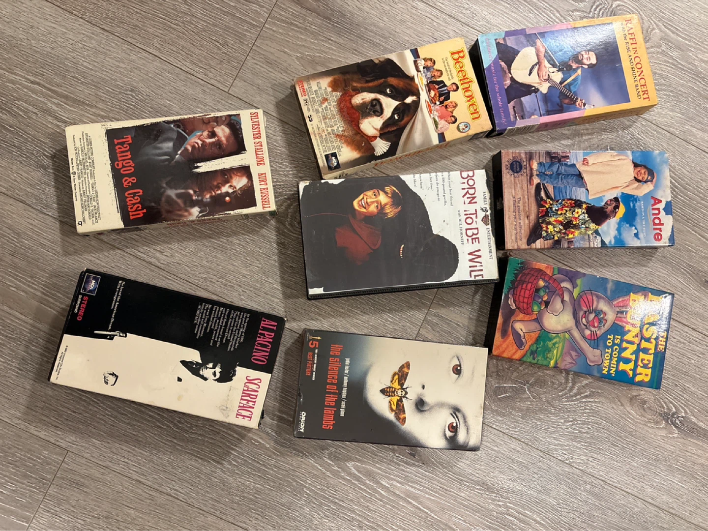Collection of 7 VHS Movies