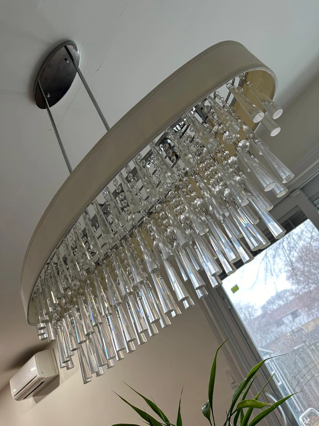 Oval Crystal Chandelier