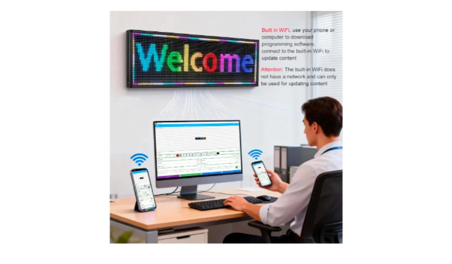 Full Color LED Display Board - photo 2