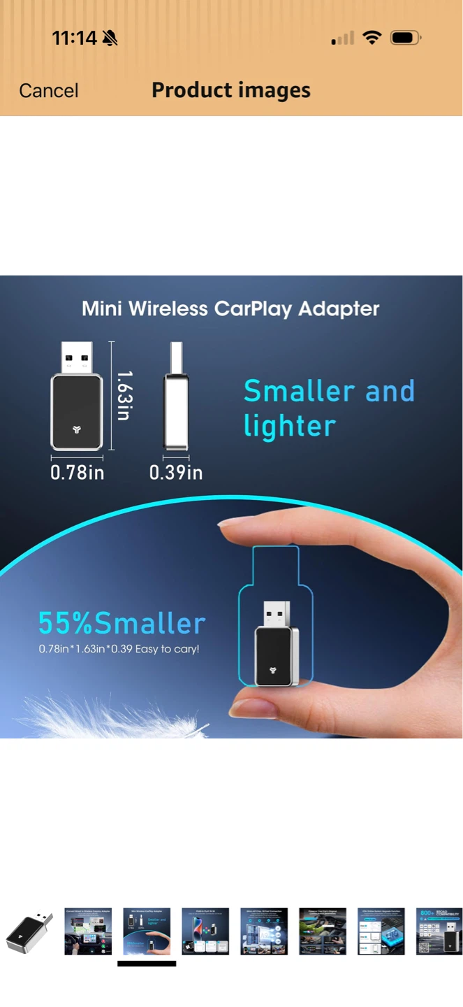 Brand New Mini Wireless CarPlay Adapter - photo 3