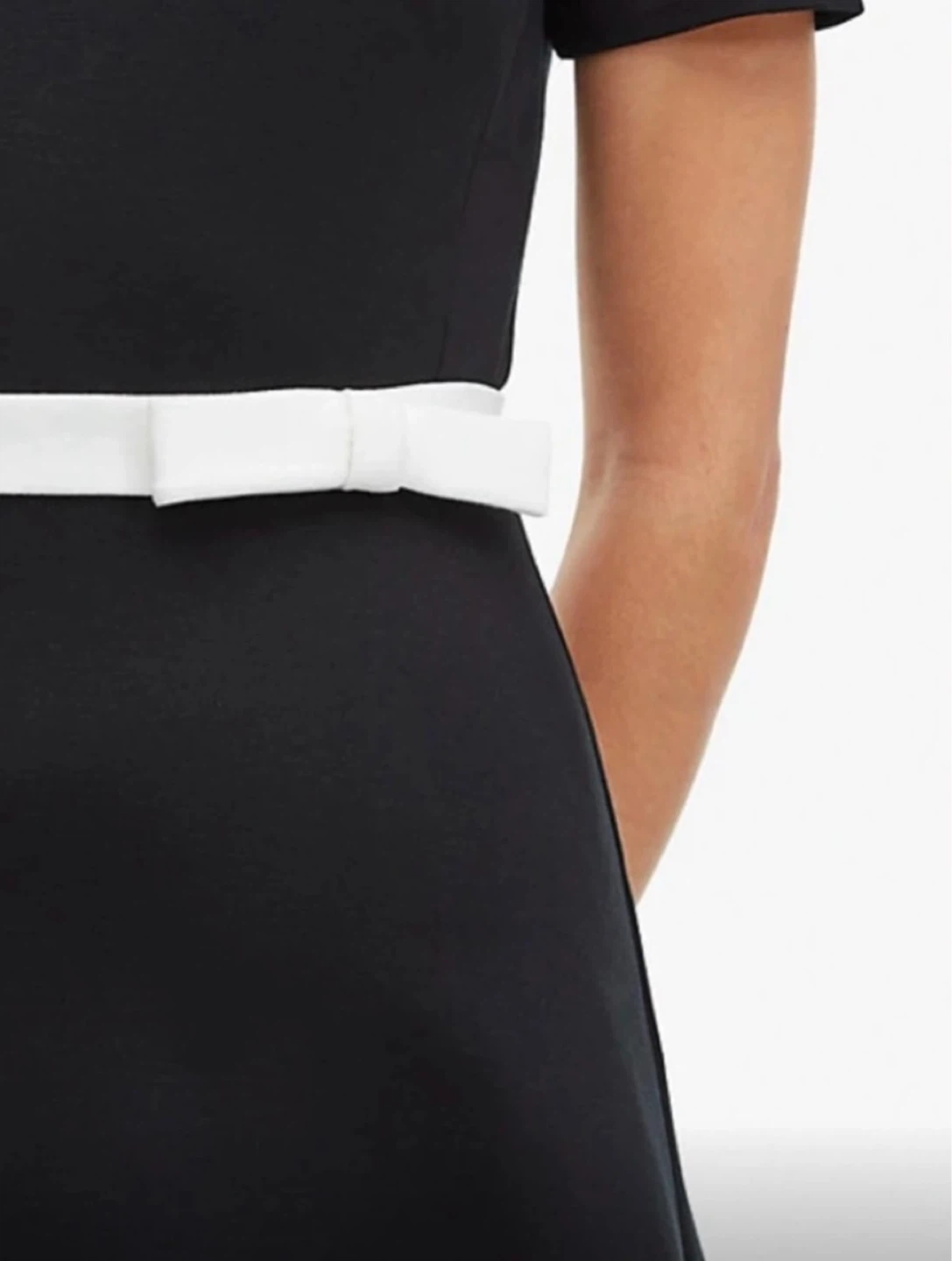 NWT Kate Spade Two-Tone Bow-Waist Ponte Dress size 10 - photo 2