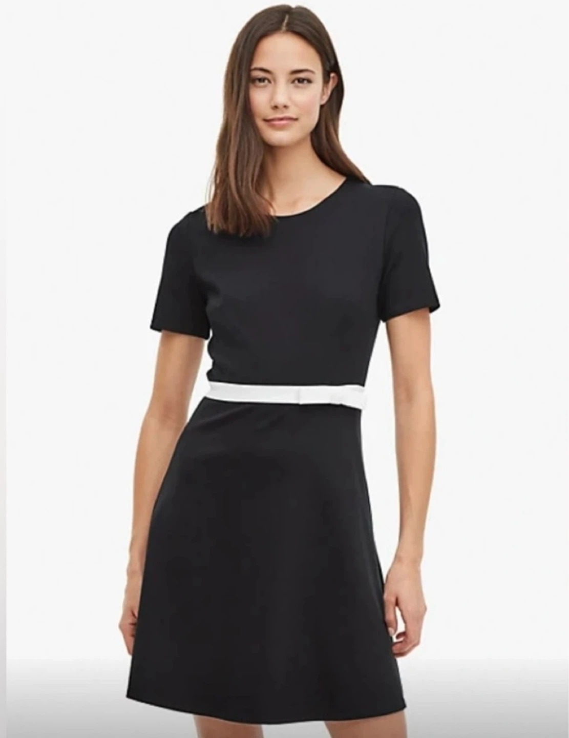 NWT Kate Spade Two-Tone Bow-Waist Ponte Dress size 10