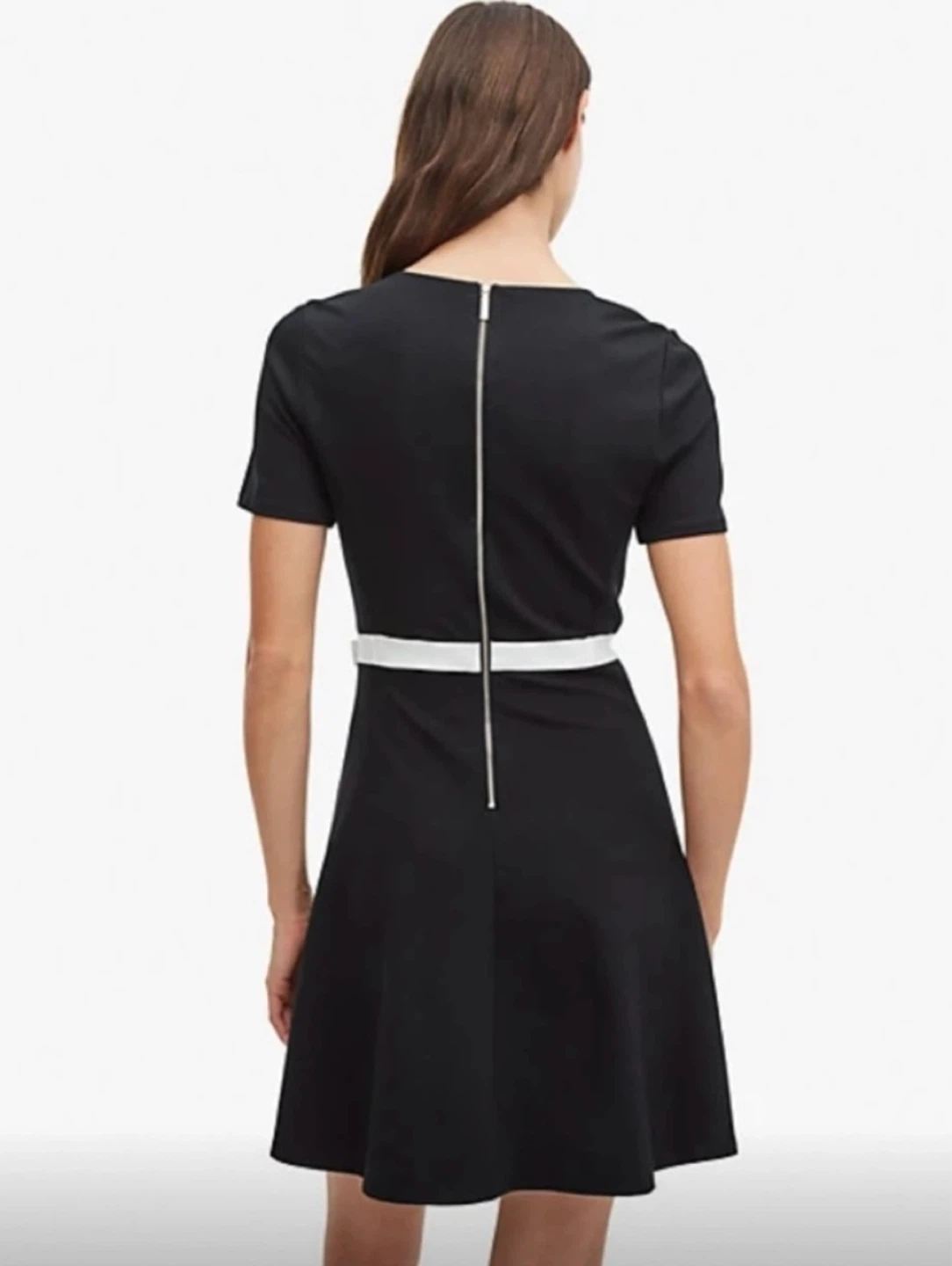 NWT Kate Spade Two-Tone Bow-Waist Ponte Dress size 10 - photo 3