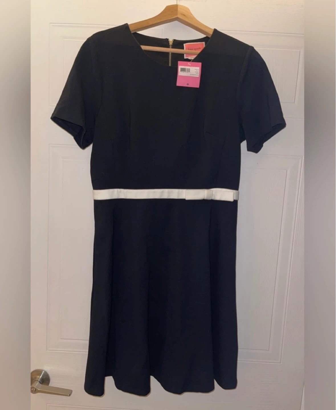 NWT Kate Spade Two-Tone Bow-Waist Ponte Dress size 10 - photo 4