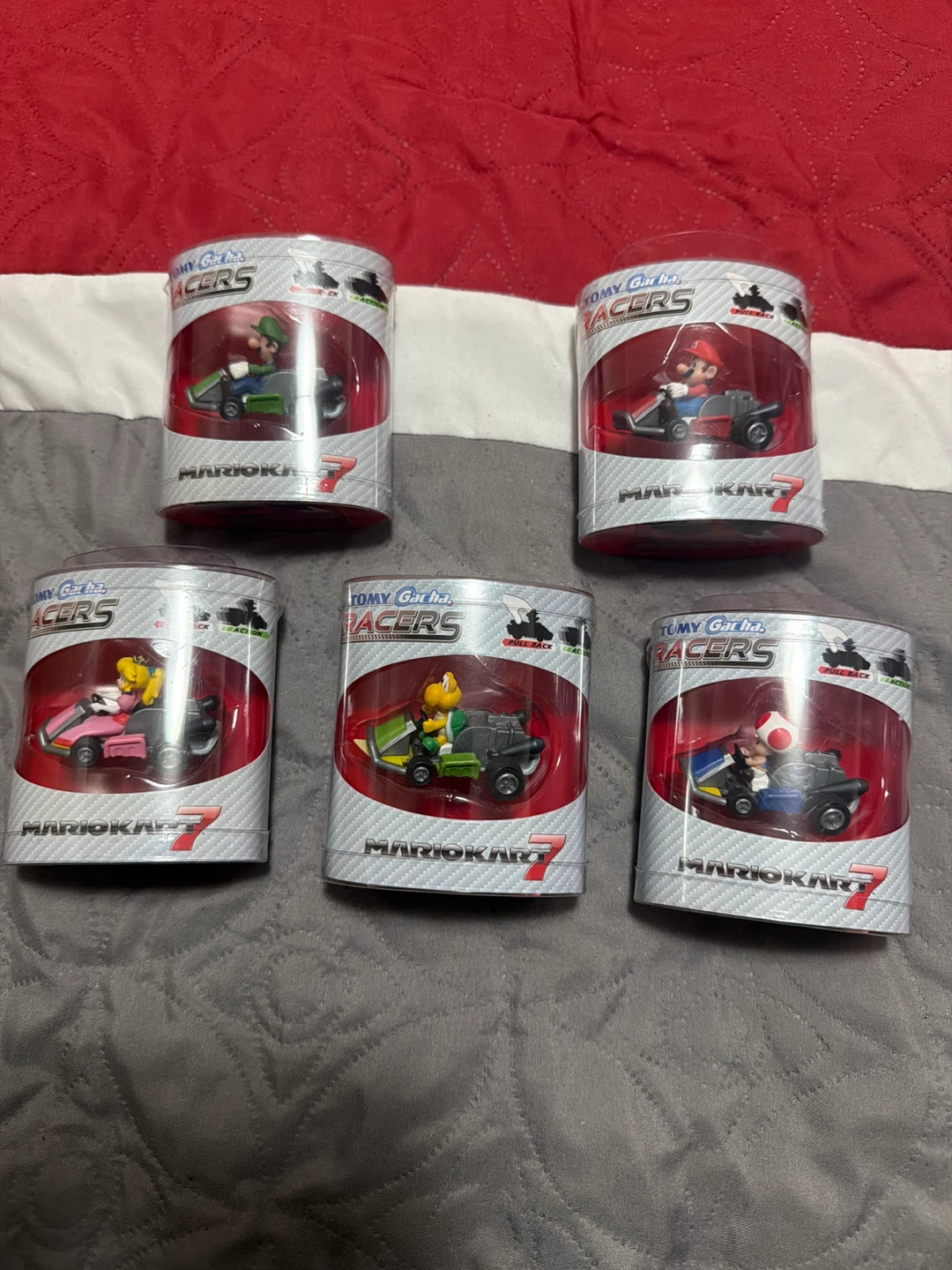Tomy Gacha Racers Mario Kart 7 Figure