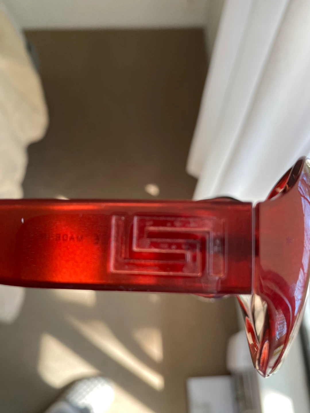 Vintage Versace Red Sunglasses MOD. 4177-H - photo 3