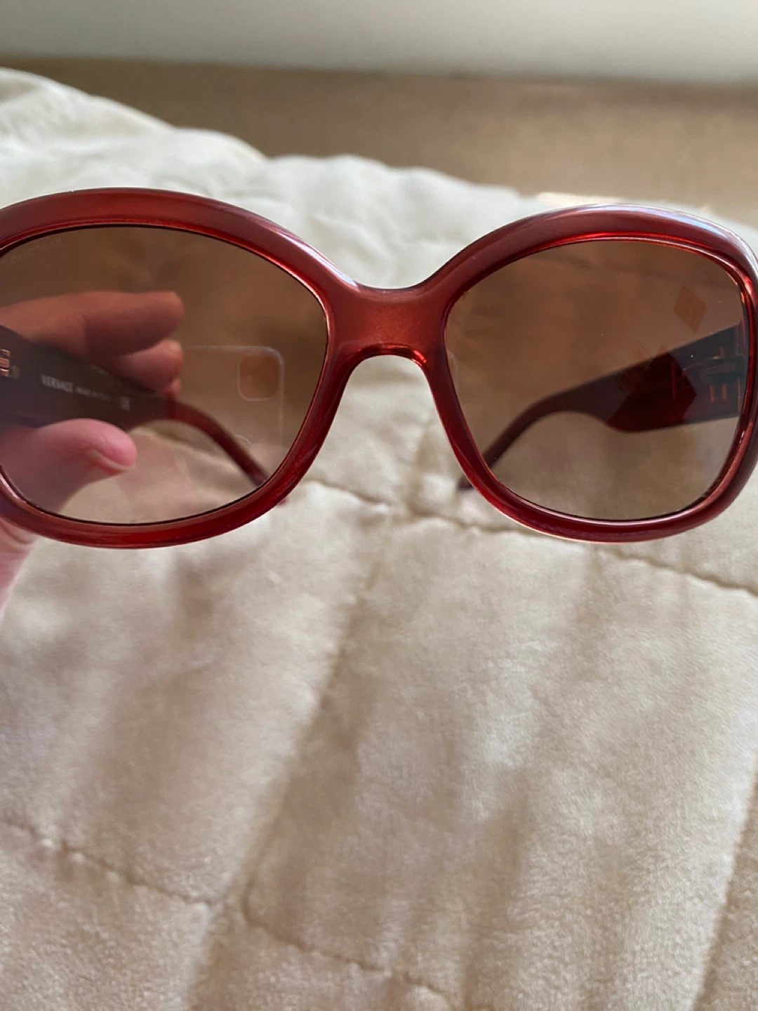 Vintage Versace Red Sunglasses MOD. 4177-H - photo 2