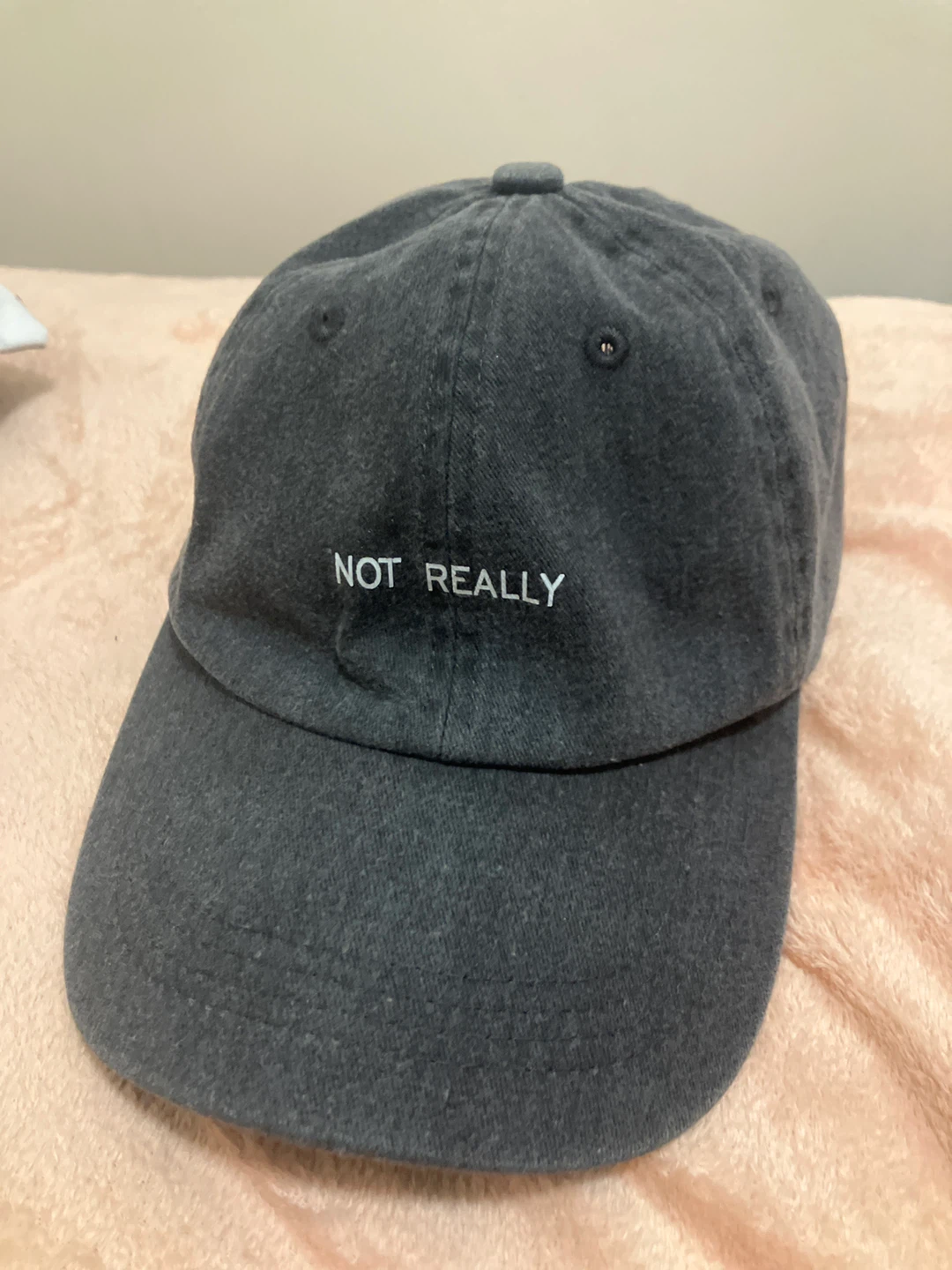 Grey "NOT REALLY" Baseball Cap