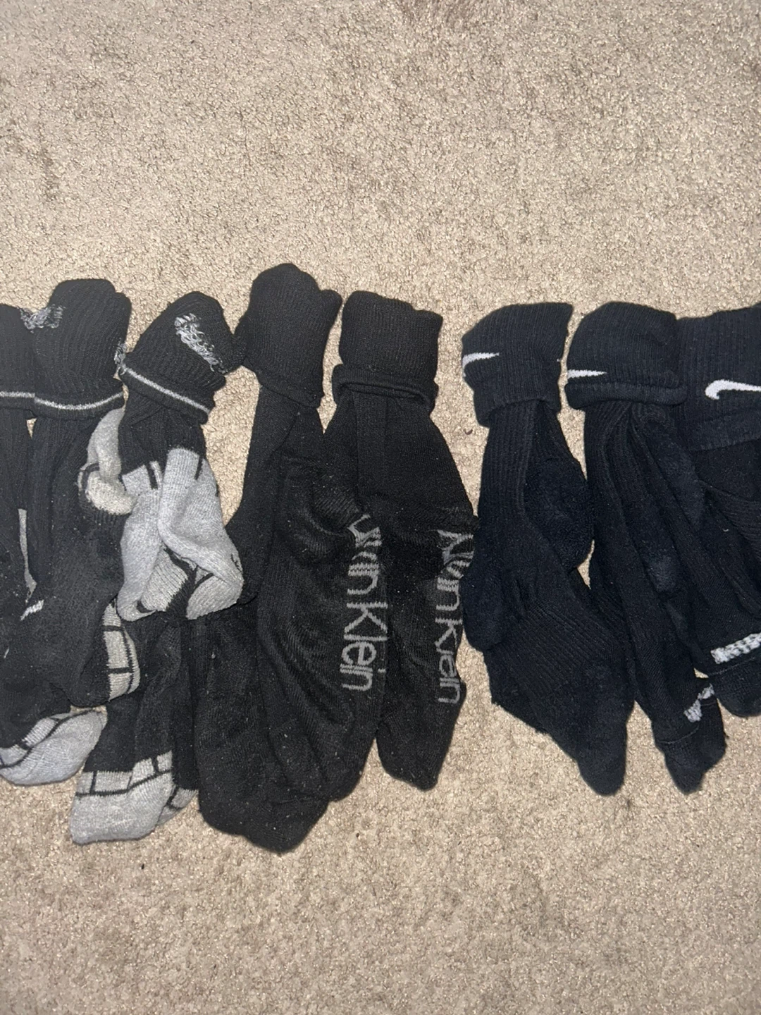 Assorted Black Socks (Calvin Klein, Nike and puma) - photo 3