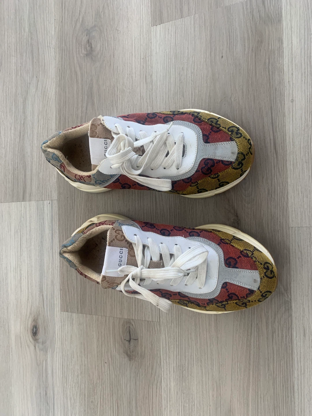 Gucci Rhyton Multicolor Sneakers – Sz8 - photo 3