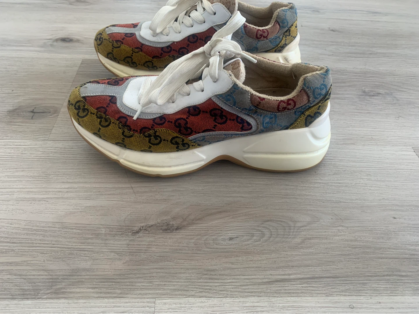 Gucci Rhyton Multicolor Sneakers – Sz8 - photo 4