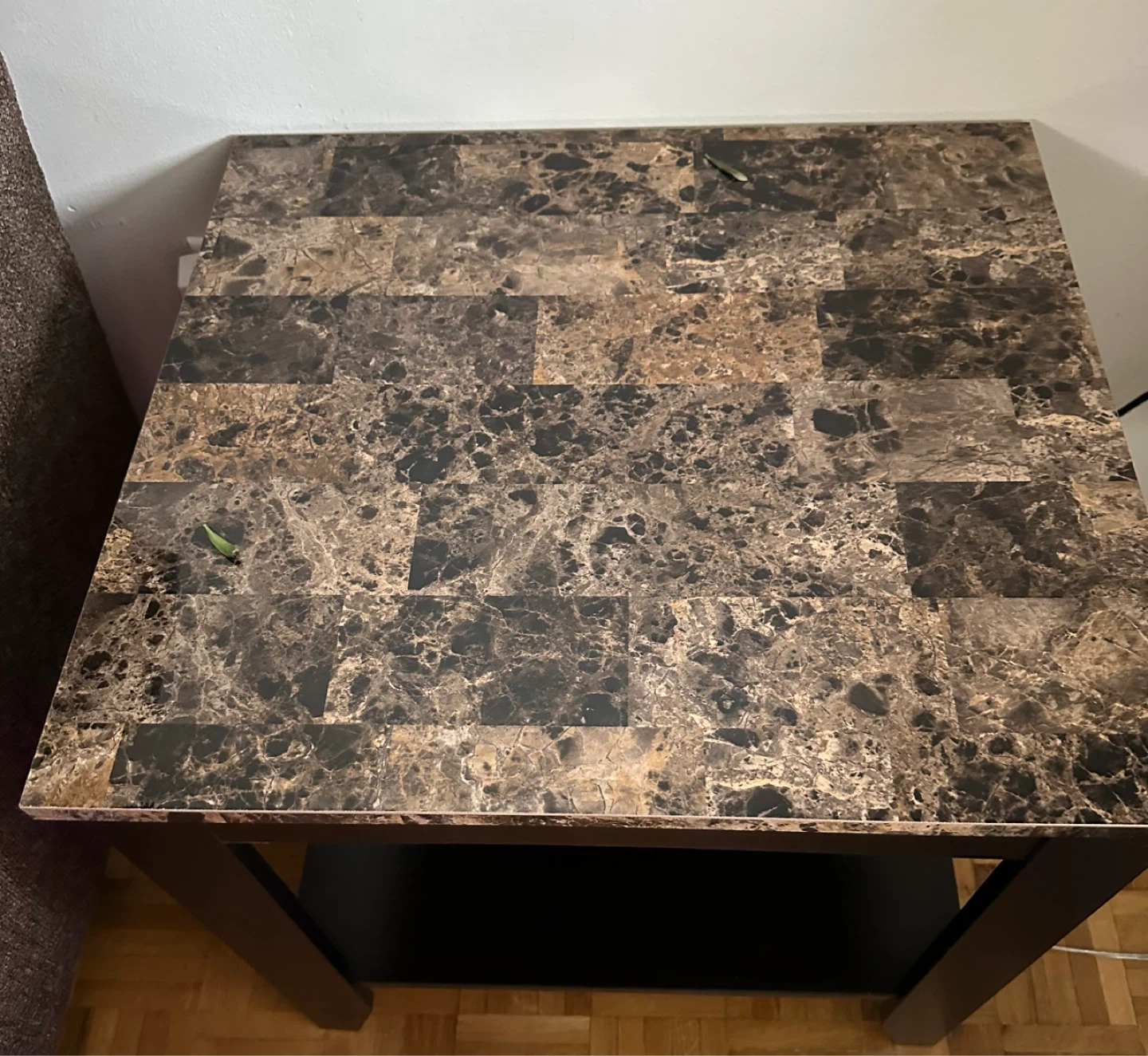 Marble Top Coffee Table with Shelf 3 pieces - photo 4