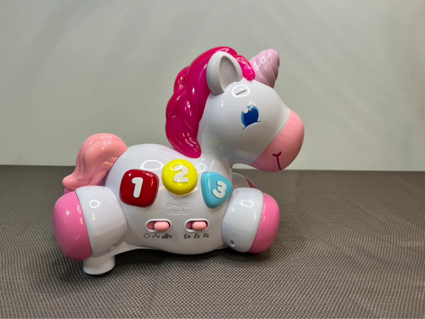 🌱Like New 🌱 Bright Starts Lights and Sounds Unicorn Toy - photo 5