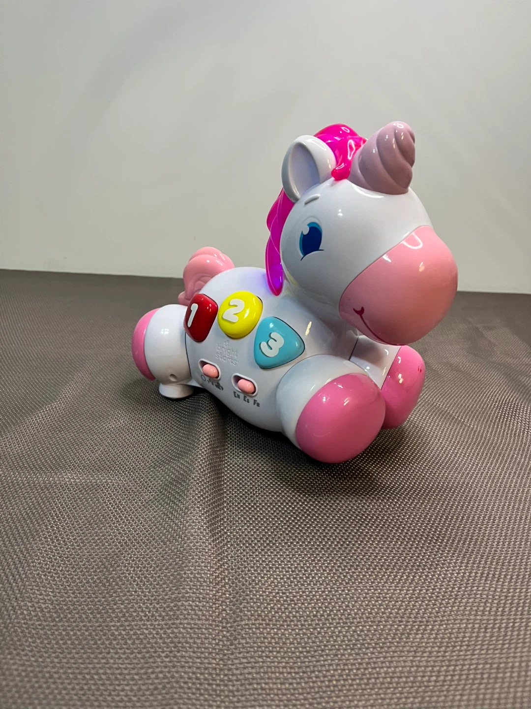 🌱Like New 🌱 Bright Starts Lights and Sounds Unicorn Toy - photo 2