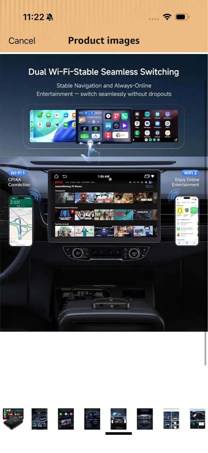 Brand New Magic AI Box Wireless CarPlay & Android Auto Adapter - photo 4