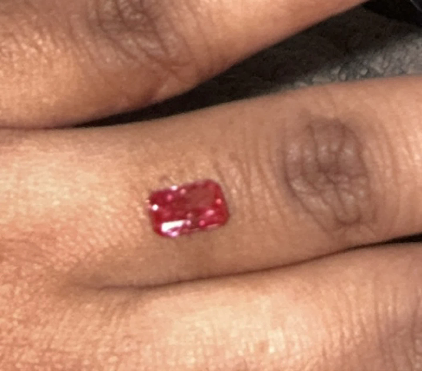 1.07 Carat Fancy Vivid Pink Laboratory Grown Diamond - photo 2