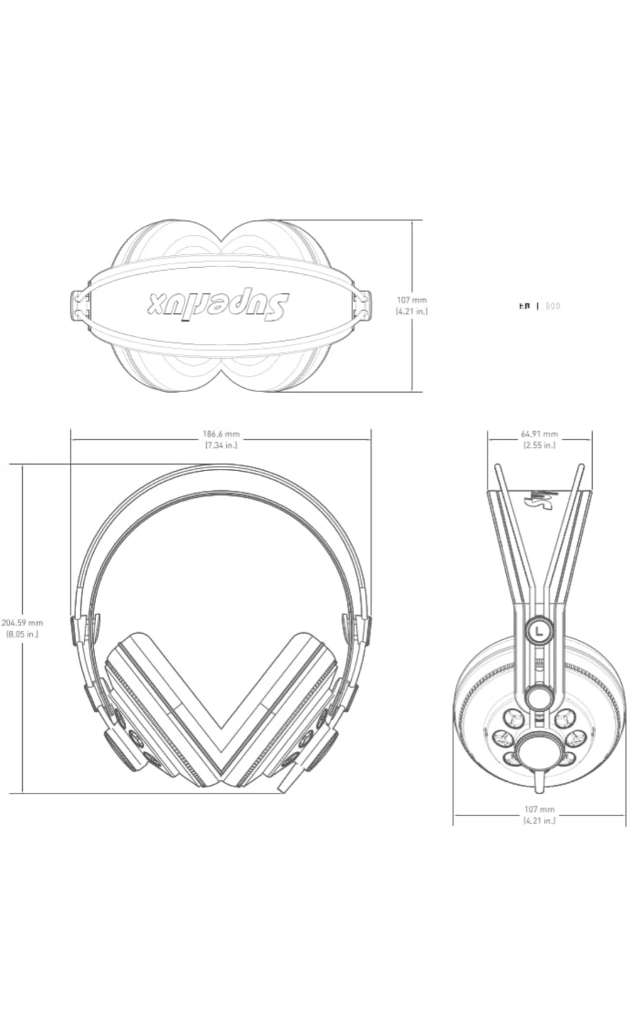 Superlux HD 681 Headphones - photo 4