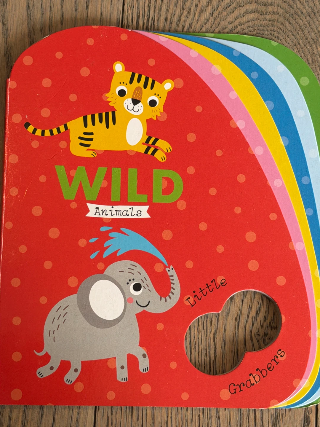 Little Grabbers Wild Animals Board Book🌱