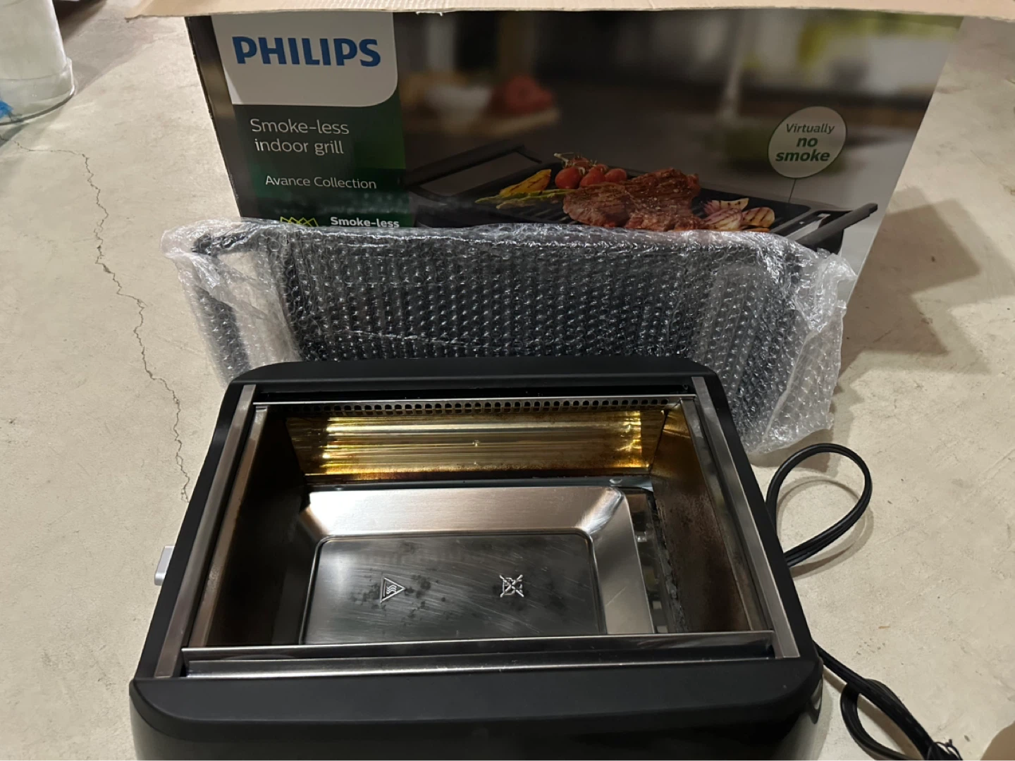 Philips Smoke-less Indoor Grill Avance Collection