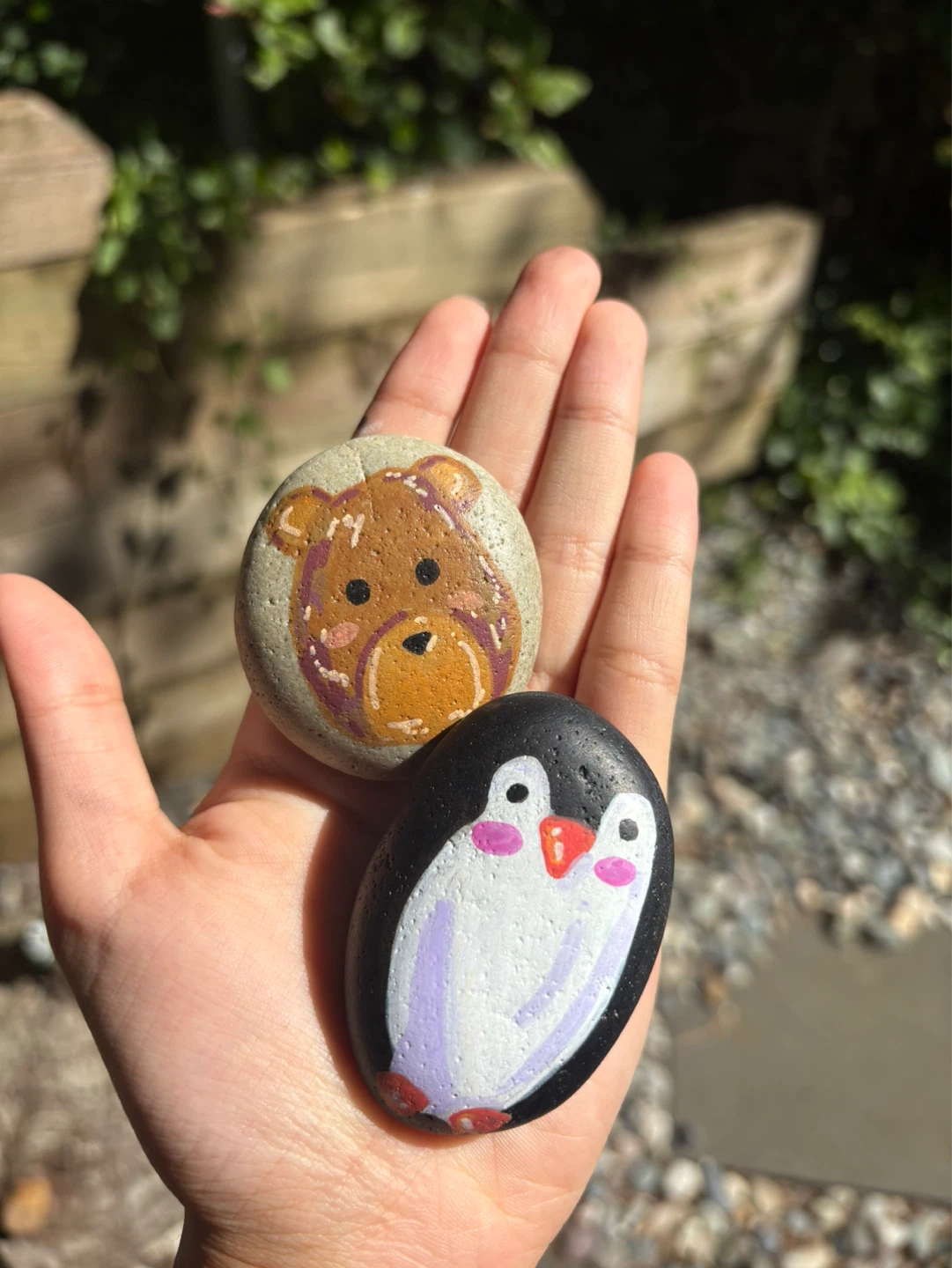 Hand-Painted Rocks - Fun Characters!