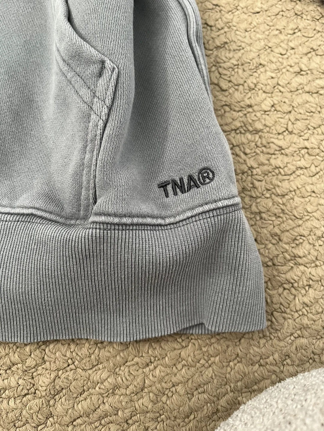 TNA Sweatfleece Cozy Fleece Boyfriend Fit Zip-Up Hoodie - photo 4
