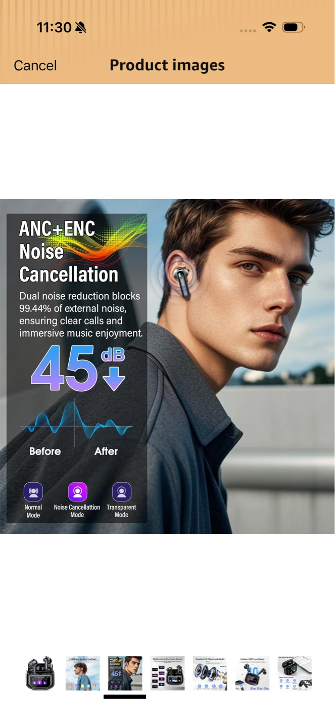 Brand New Wireless Earbuds with Noise Cancellation - photo 3