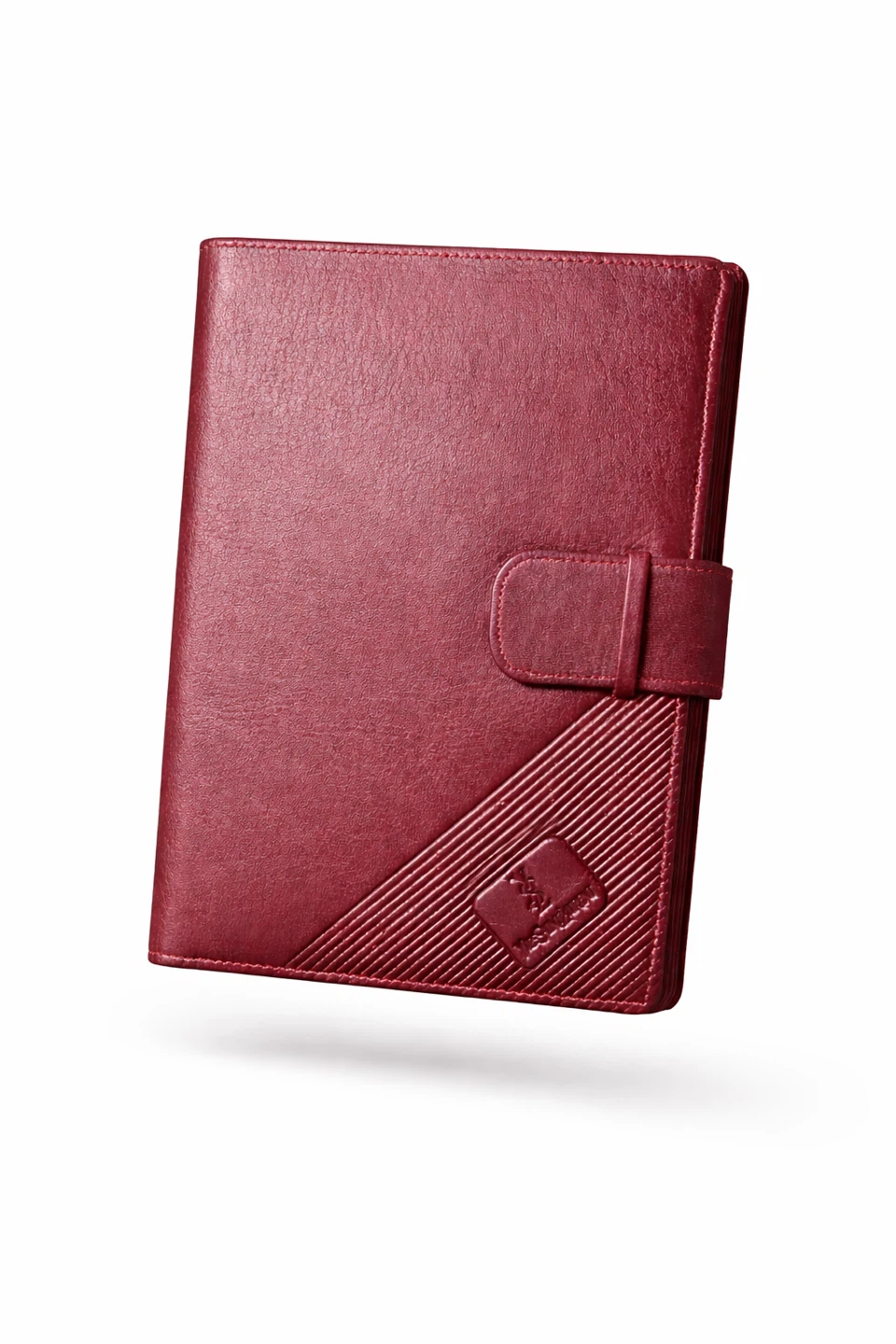 Yves Saint Laurent Burgundy Leather Organizer