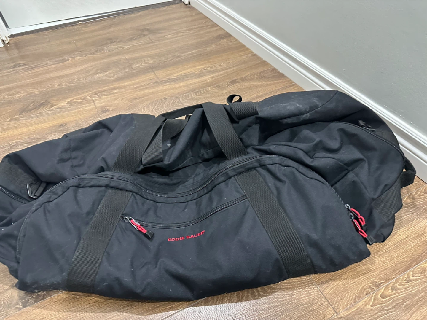 Eddie Bauer Black Duffle Bag