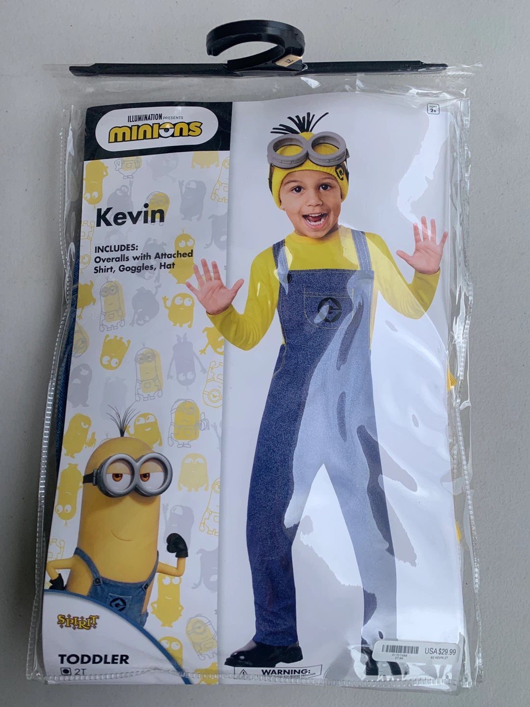 Spirit Halloween Minions Kevin Toddler Costume