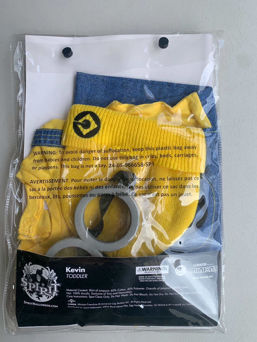 Spirit Halloween Minions Kevin Toddler Costume - photo 2